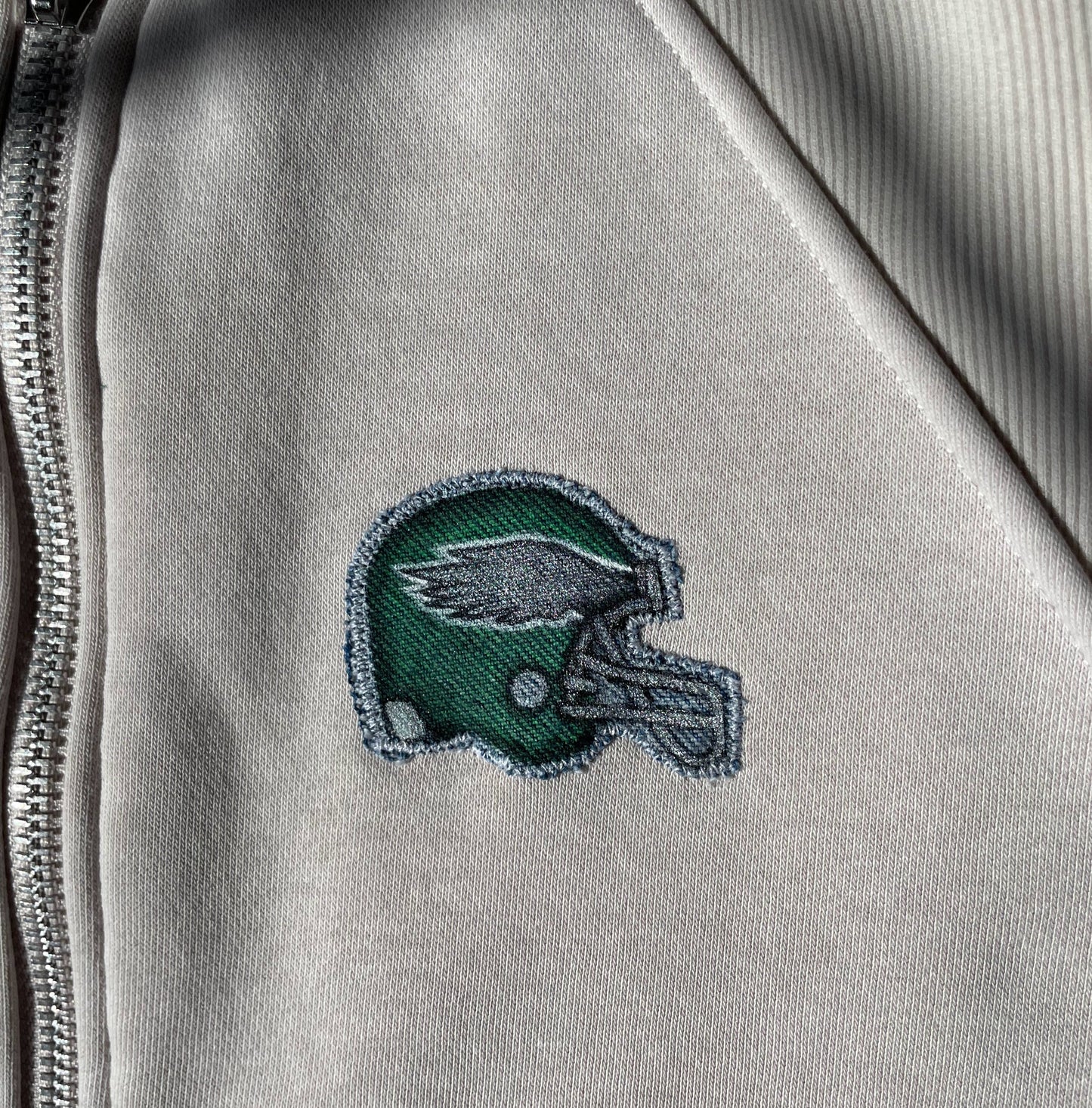 Sports Team Helmet Quarter-Zip Hoodie