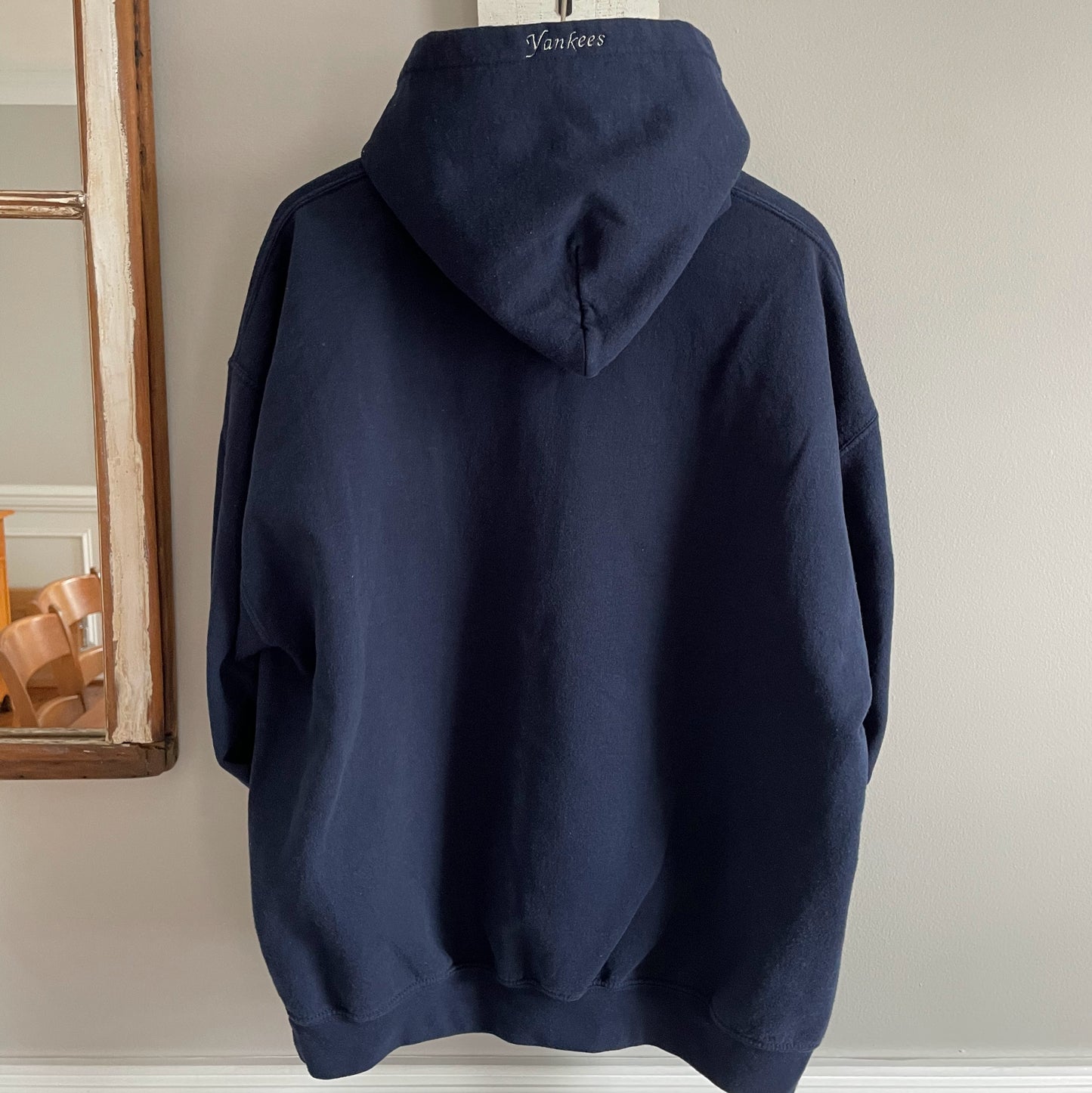 Navy Pinstripe NY Hoodie