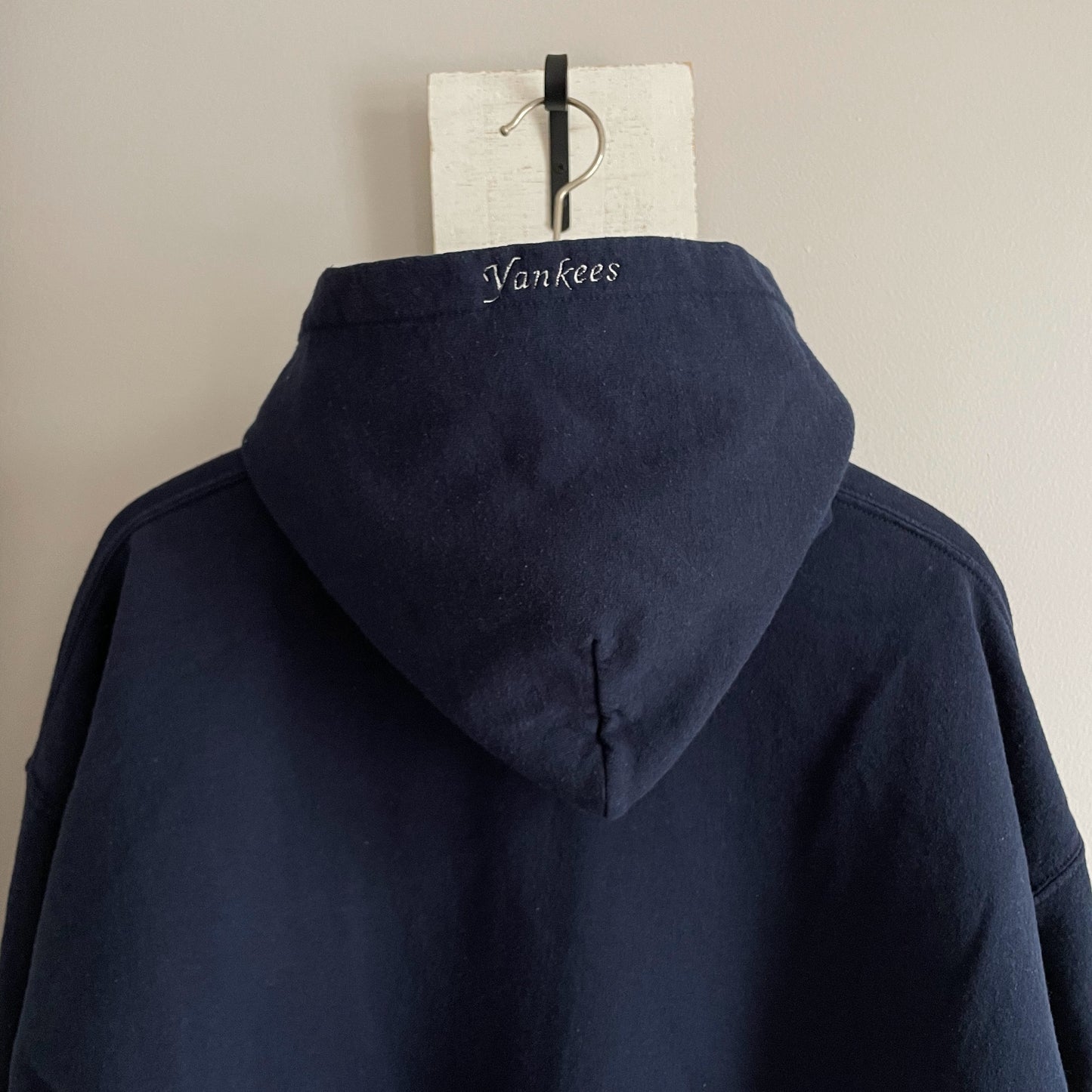 Navy Pinstripe NY Hoodie