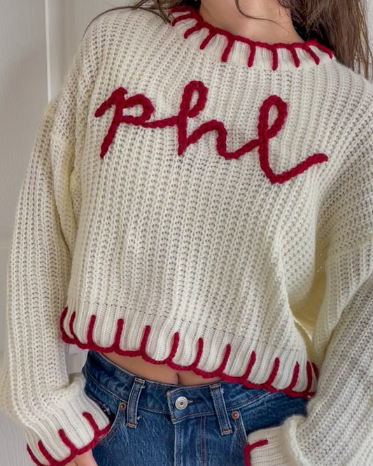 Philadelphia "PHL" Knit Sweater