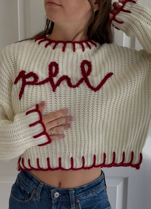 Philadelphia "PHL" Knit Sweater